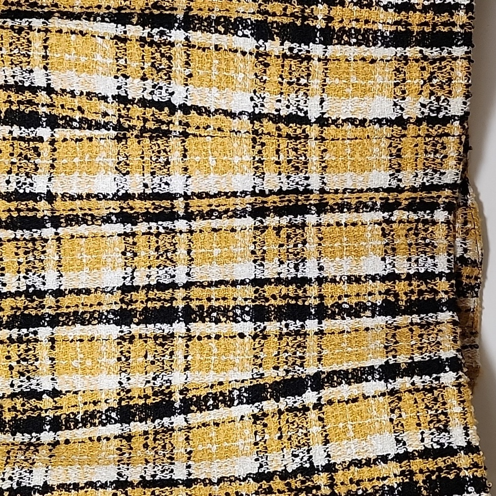 Lord & Taylor Vintage Plaid Double-Breasted  Tweed Blazer Jacket Size 4 - Picture 14 of 16